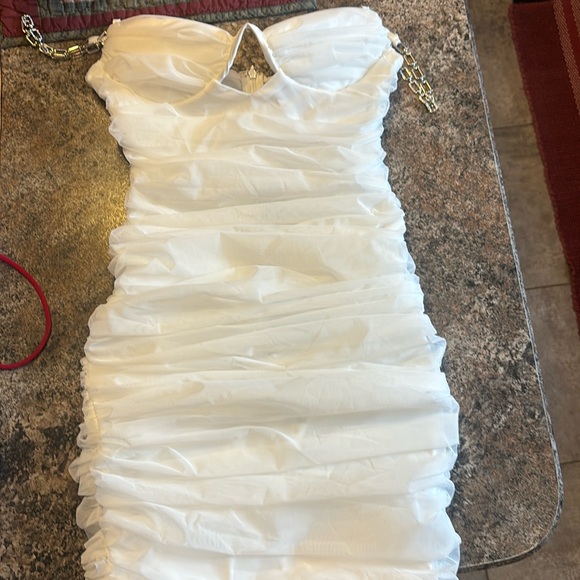 Fashion Nova White Friday Night Out Mini Dress - Picture 3 of 4